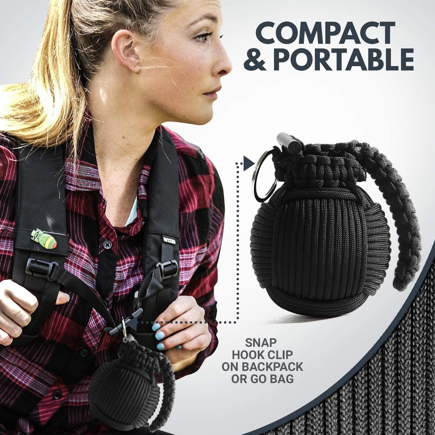 Outdoor Survival Grenade Shaped Tactical Pack