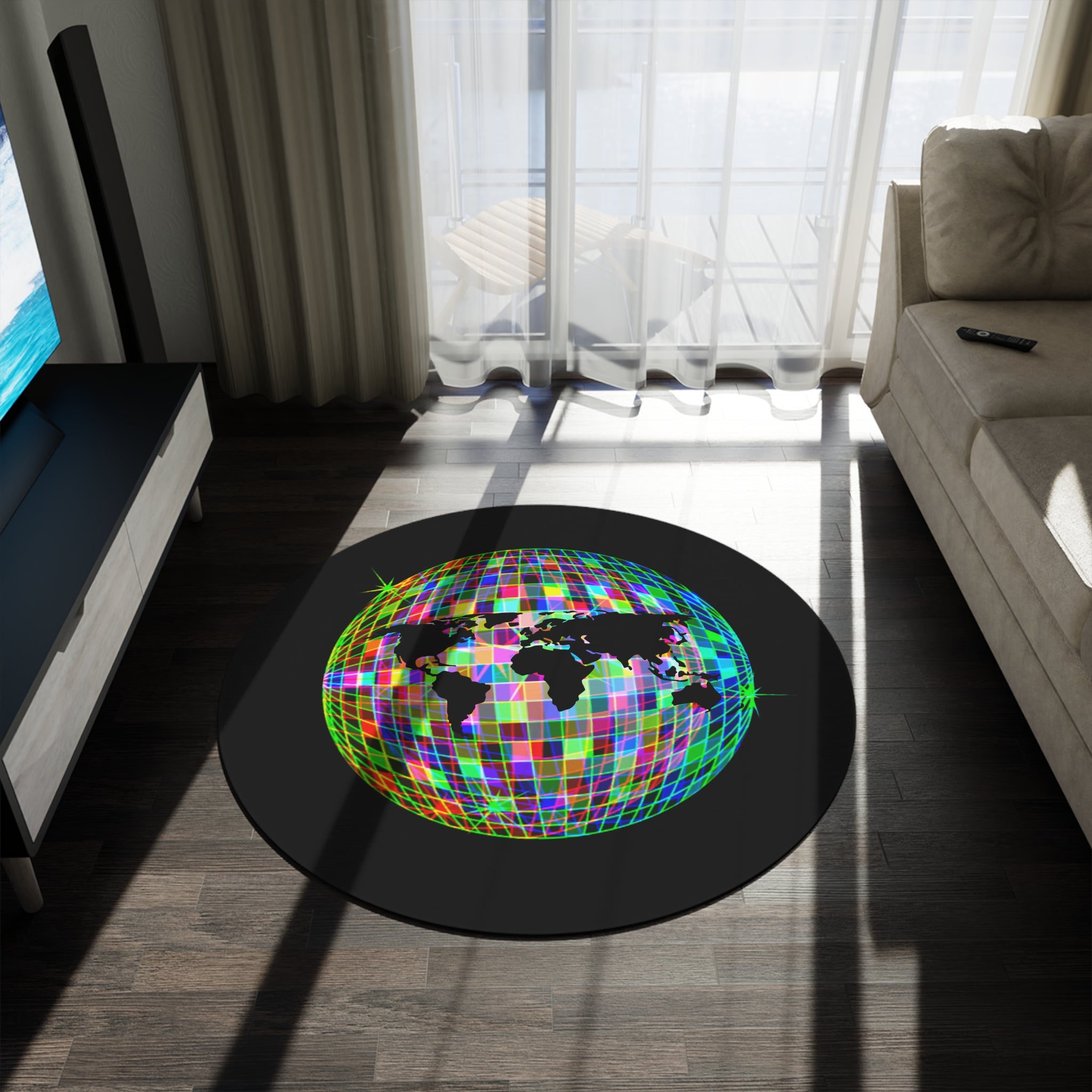 Disco World Round Rug – Pkleman Clothing & More