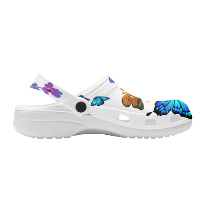 Womens Butterfly Classic Clogs