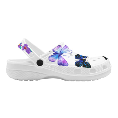 Womens Butterfly Classic Clogs