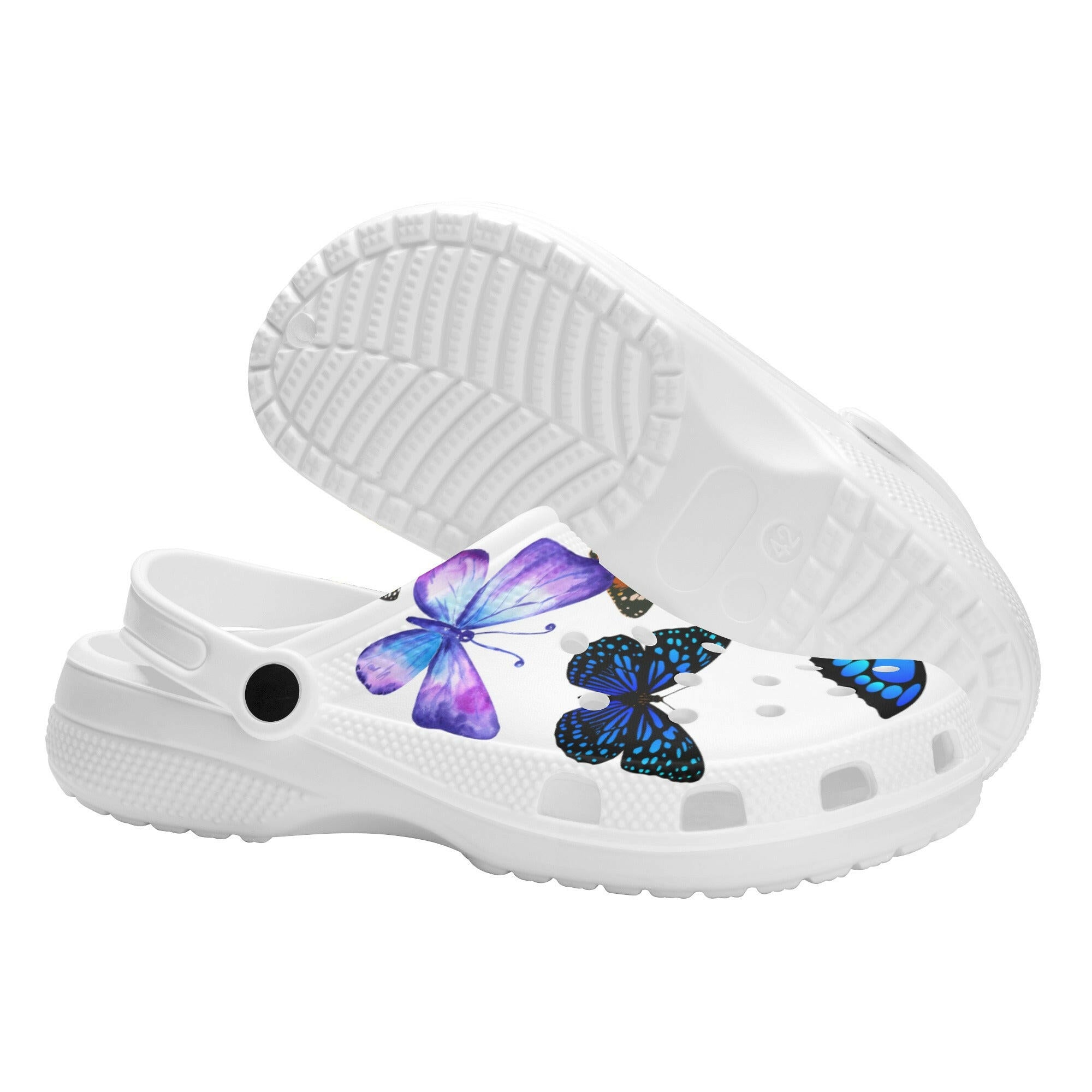 Womens Butterfly Classic Clogs
