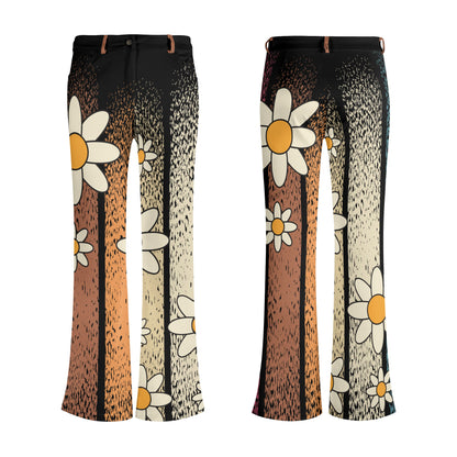 Women's Daisy Retro Elegant Flare Pants