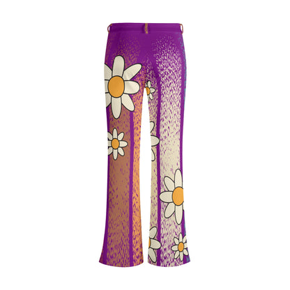 Womens Retro Elegant Flare Pants