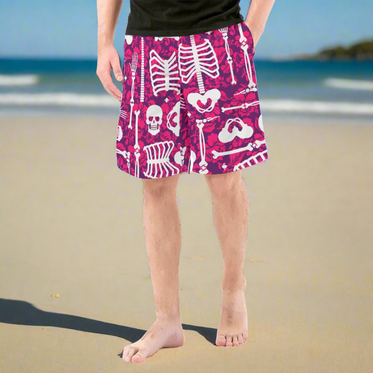 Beach Bones - Men's Board Shorts