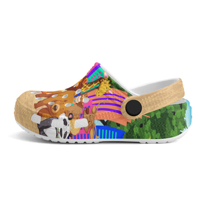 Kids "City Animals" Classic Clogs