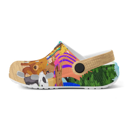 Kids "City Animals" Classic Clogs