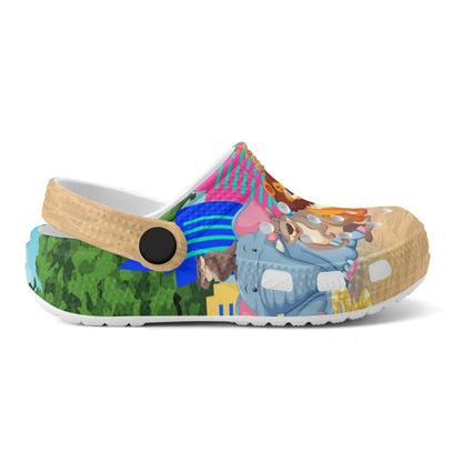 Kids "City Animals" Classic Clogs