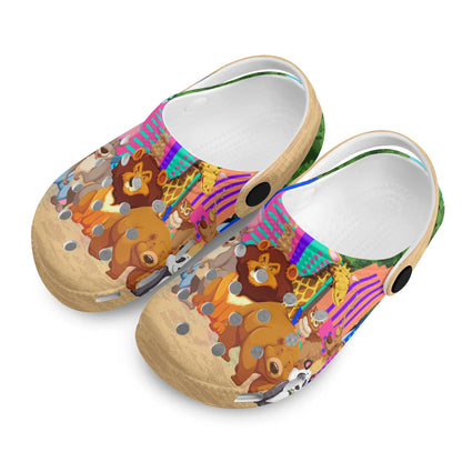 Kids "City Animals" Classic Clogs