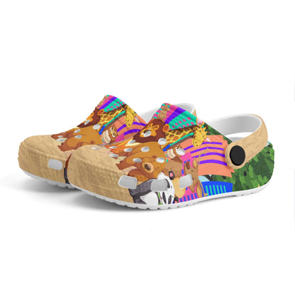 Kids "City Animals" Classic Clogs