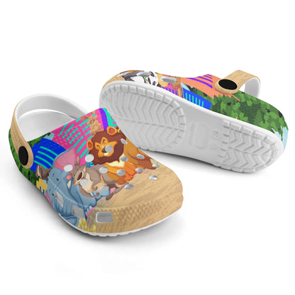 Kids "City Animals" Classic Clogs