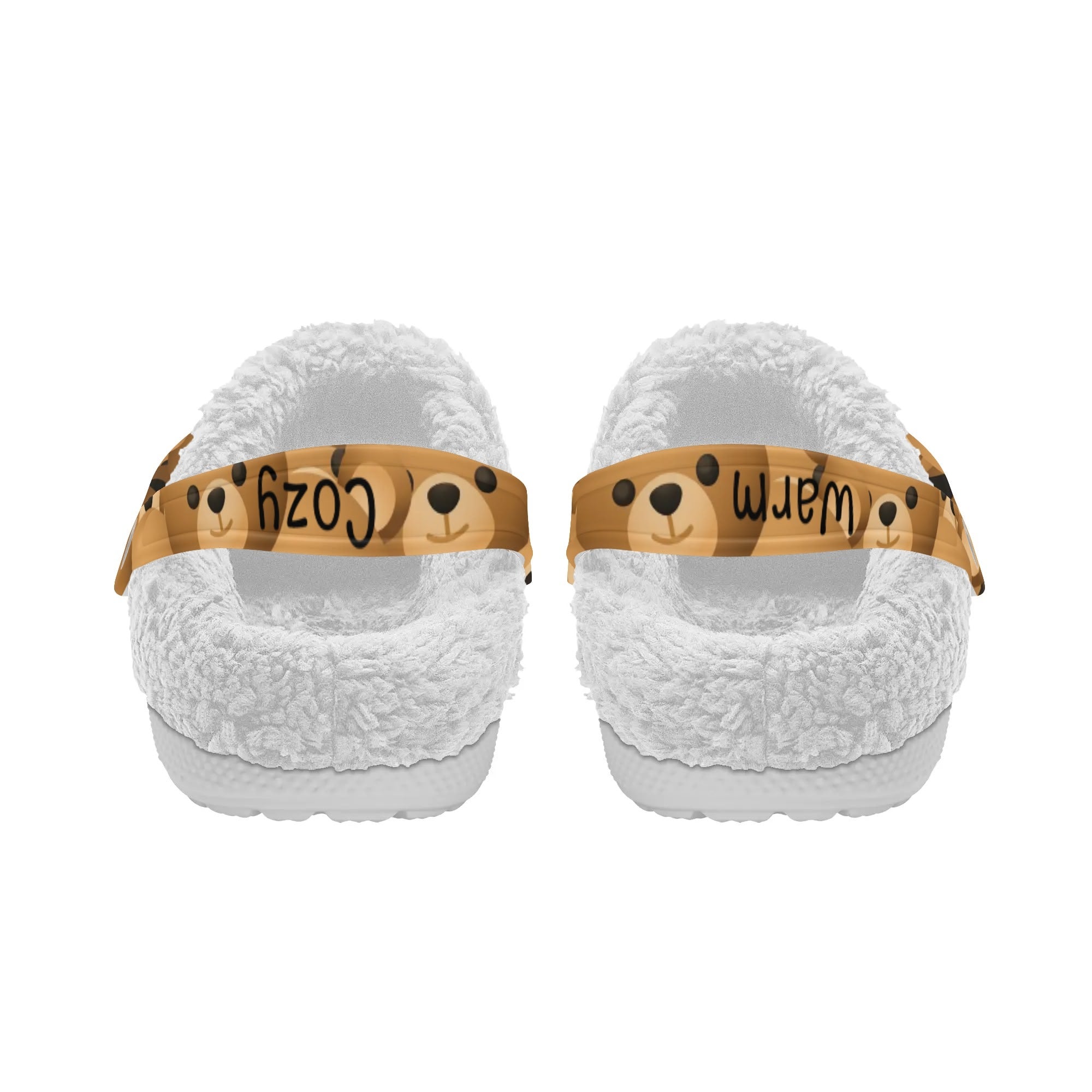 Teddy Bear Warm & Cozy Fur Lined Clogs