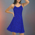 Blue Rendezvous Spaghetti Strap Dress