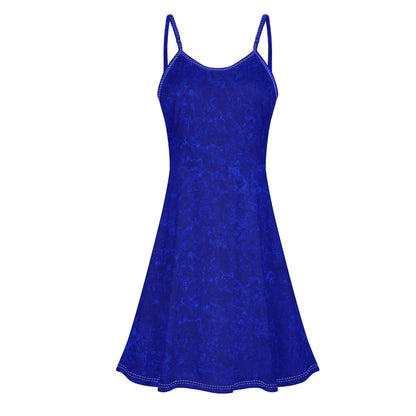 Blue Rendezvous Spaghetti Strap Dress