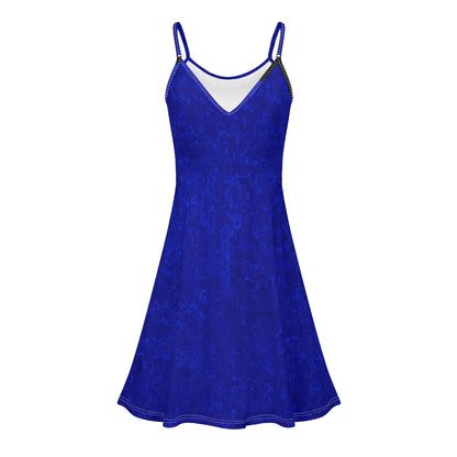 Blue Rendezvous Spaghetti Strap Dress