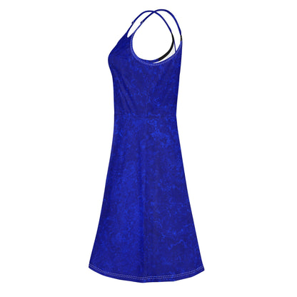 Blue Rendezvous Spaghetti Strap Dress