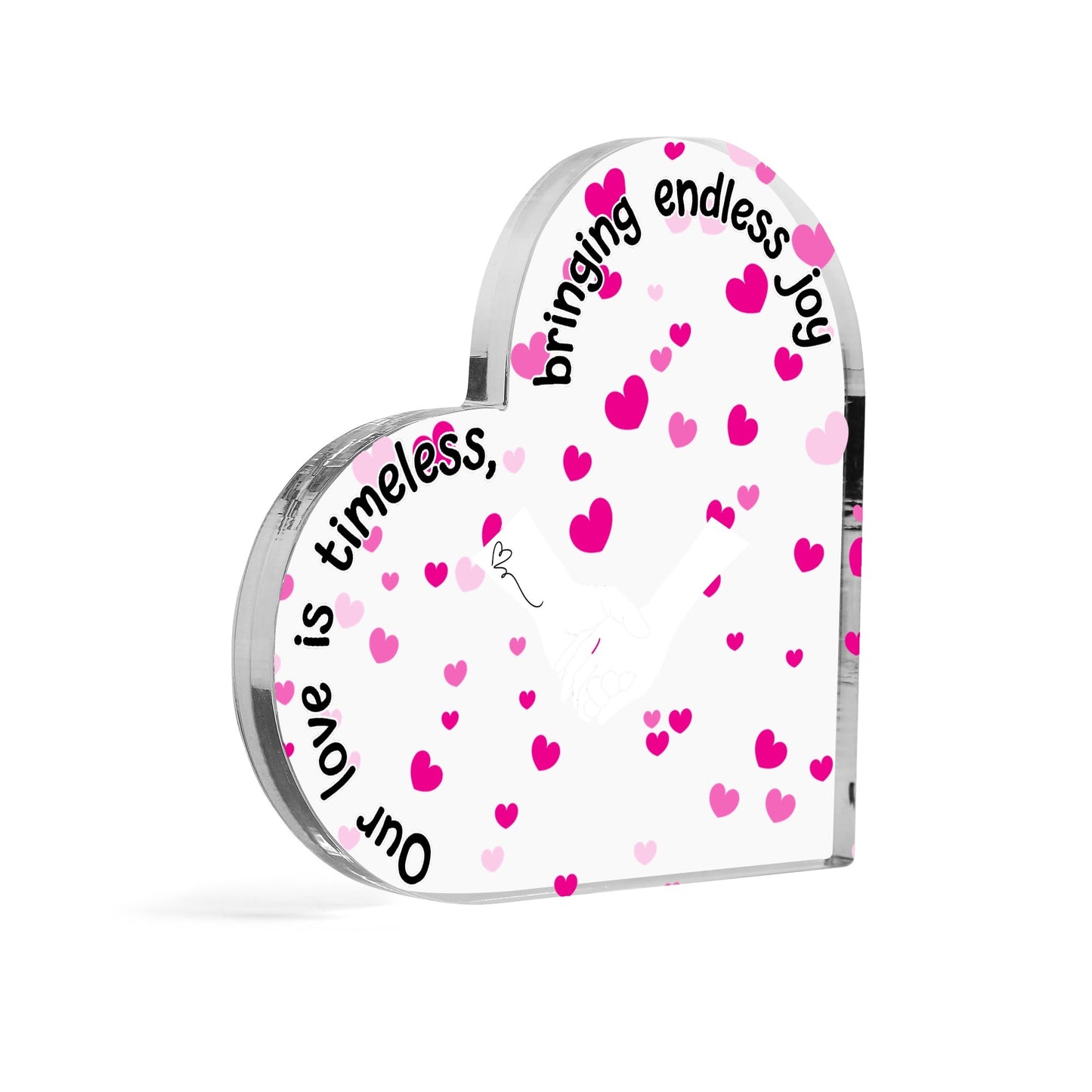 Heart Shaped Acrylic Keepsake