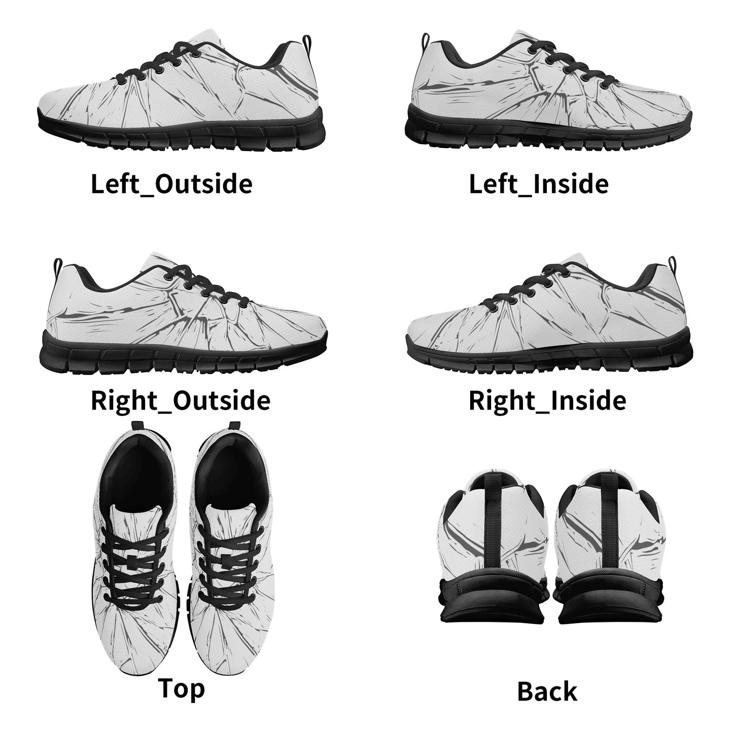 Shattered Mesh Running Shoes