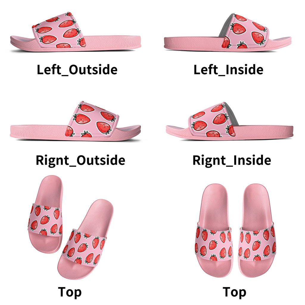Women’s Strawberry Slides | Cute Waterproof Slip‑On Sandals