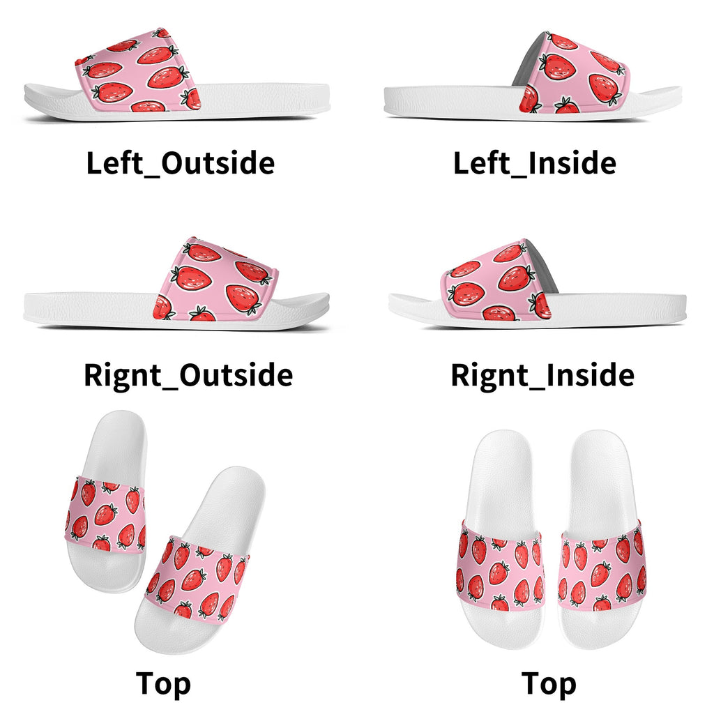Women’s Strawberry Slides | Cute Waterproof Slip‑On Sandals