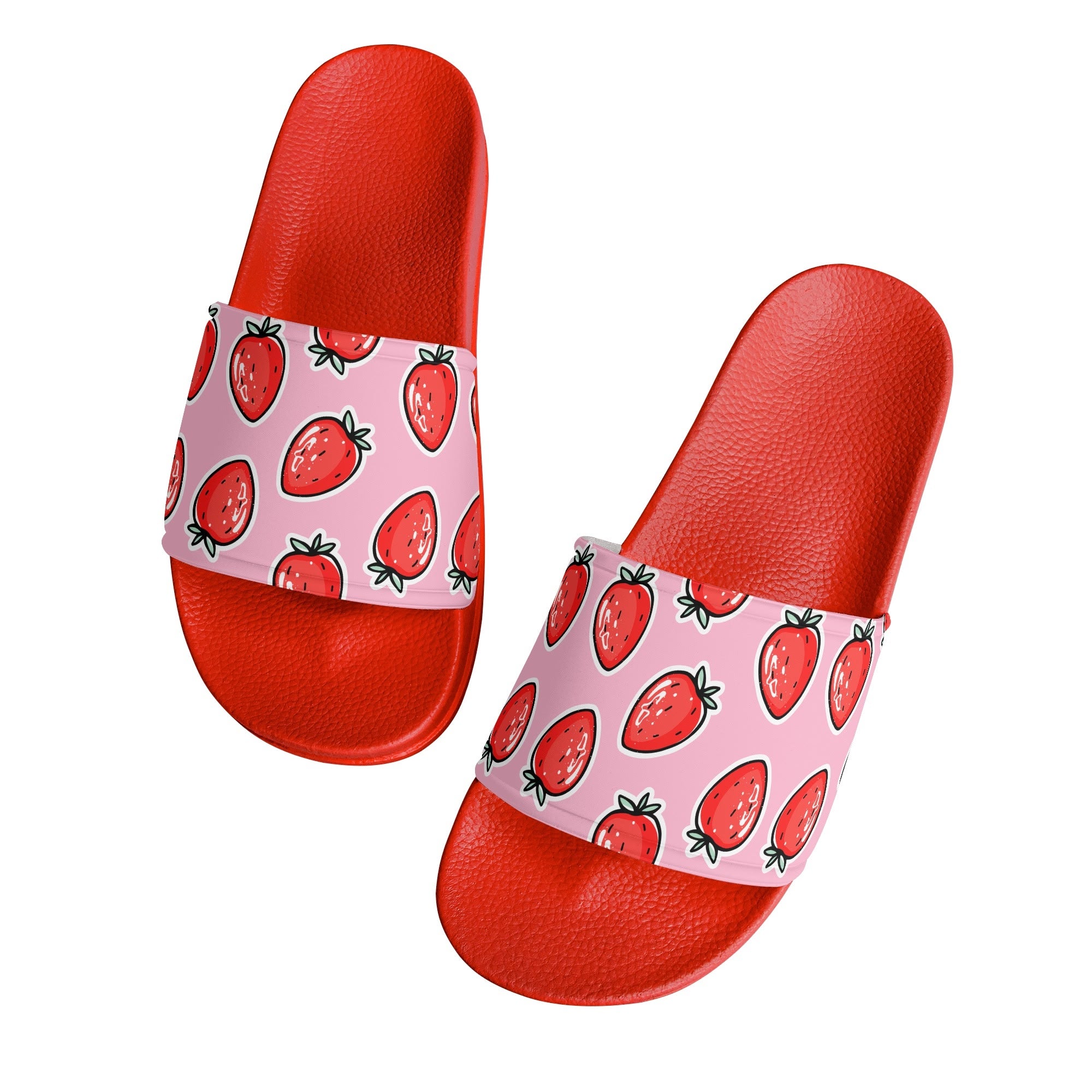 Women’s Strawberry Slides | Cute Waterproof Slip‑On Sandals