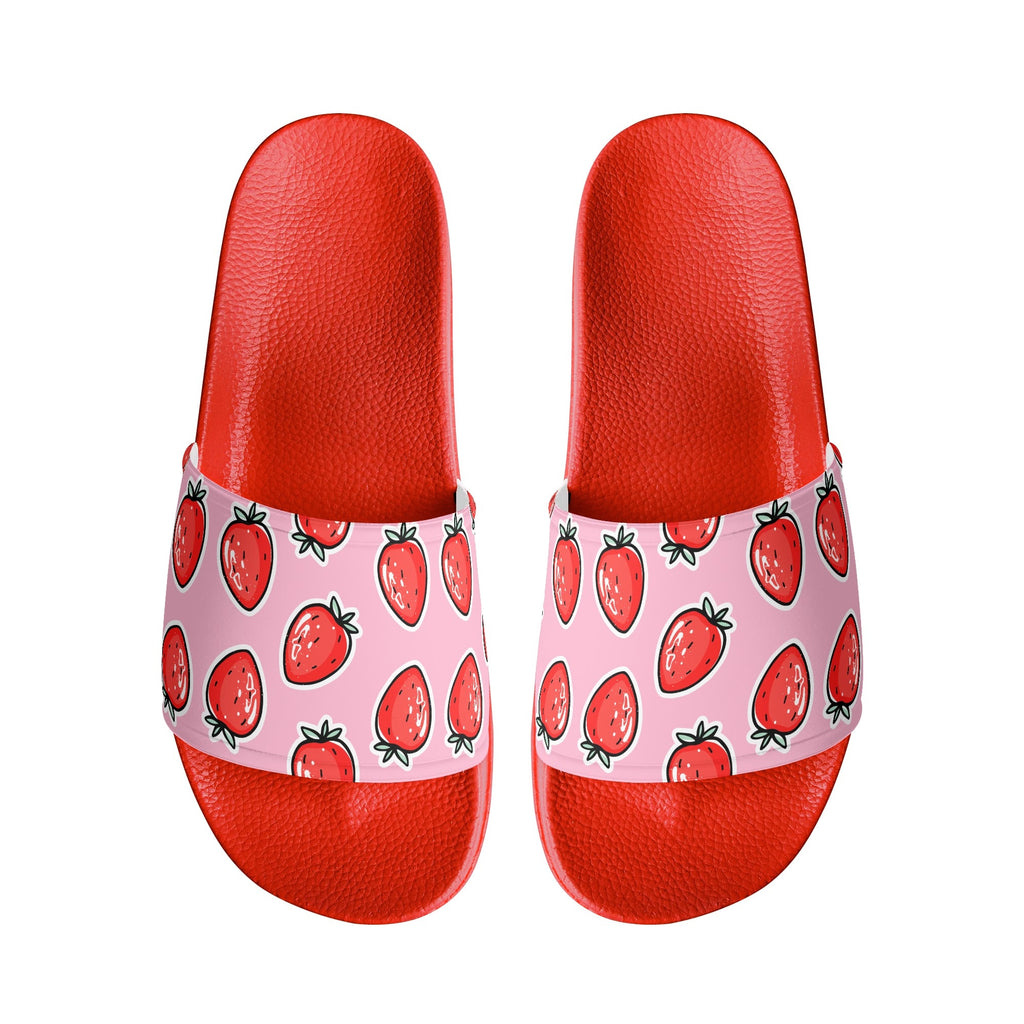 Women’s Strawberry Slides | Cute Waterproof Slip‑On Sandals