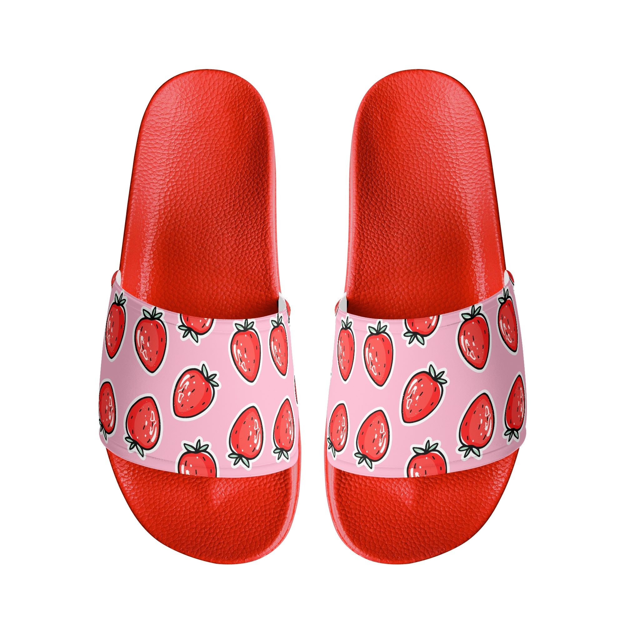 Women’s Strawberry Slides | Cute Waterproof Slip‑On Sandals