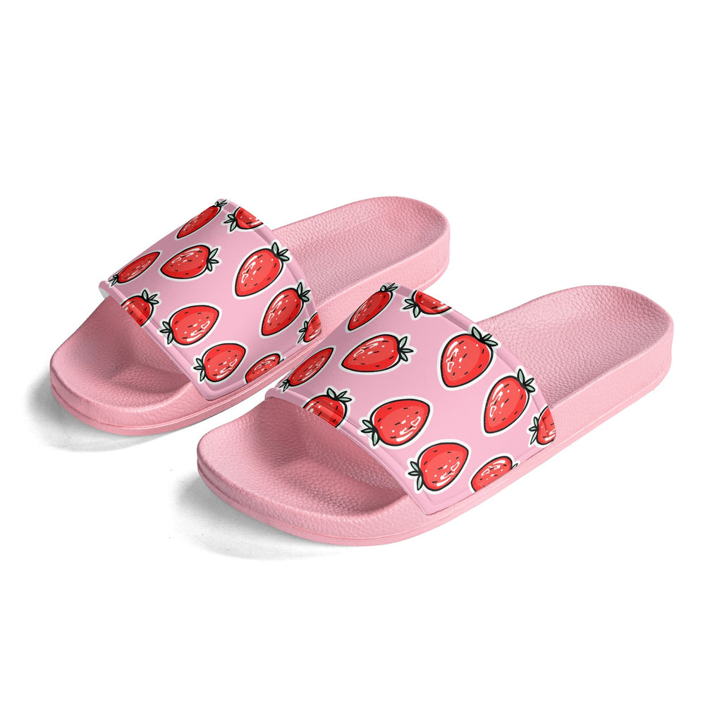 Women’s Strawberry Slides | Cute Waterproof Slip‑On Sandals