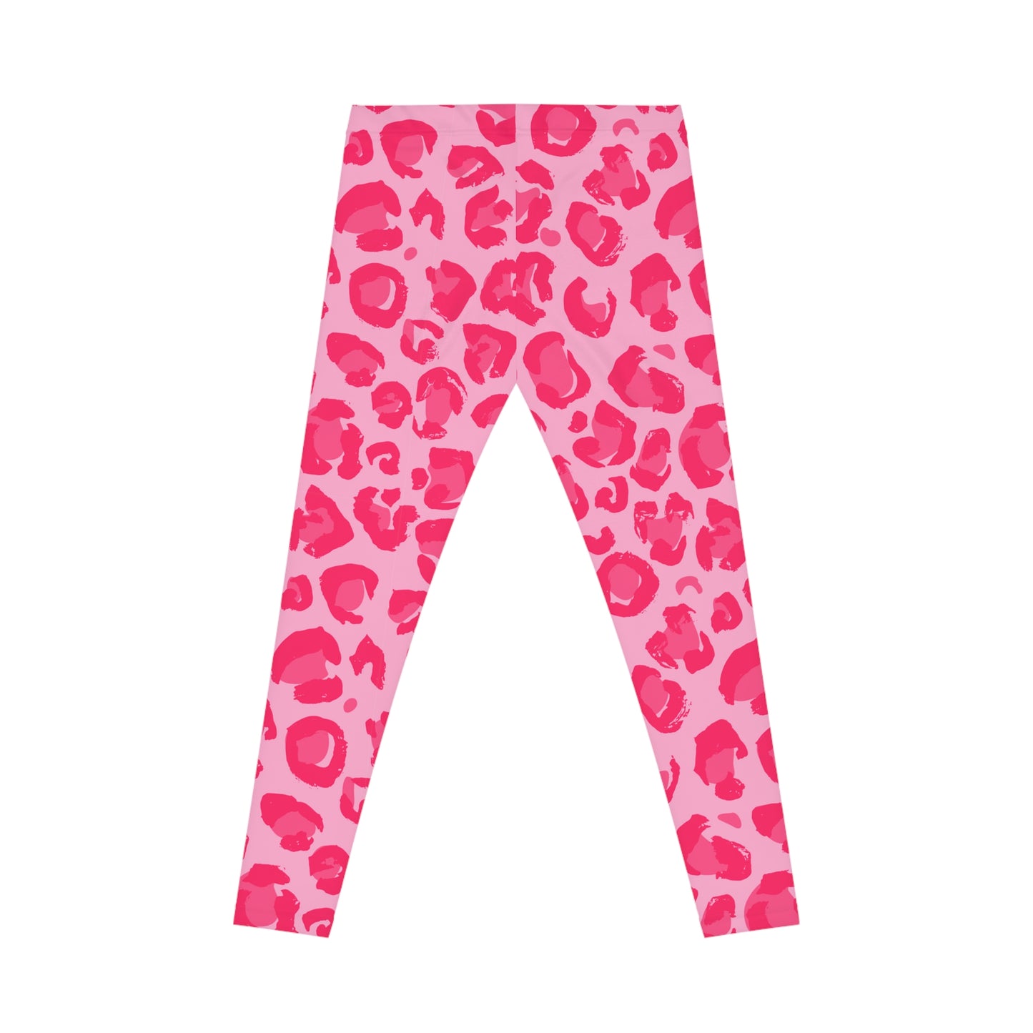 Women's Pink Cheetah Casual Leggings