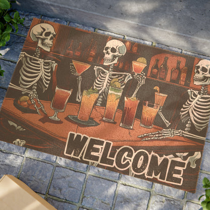 Skeleton Party Welcome Doormat