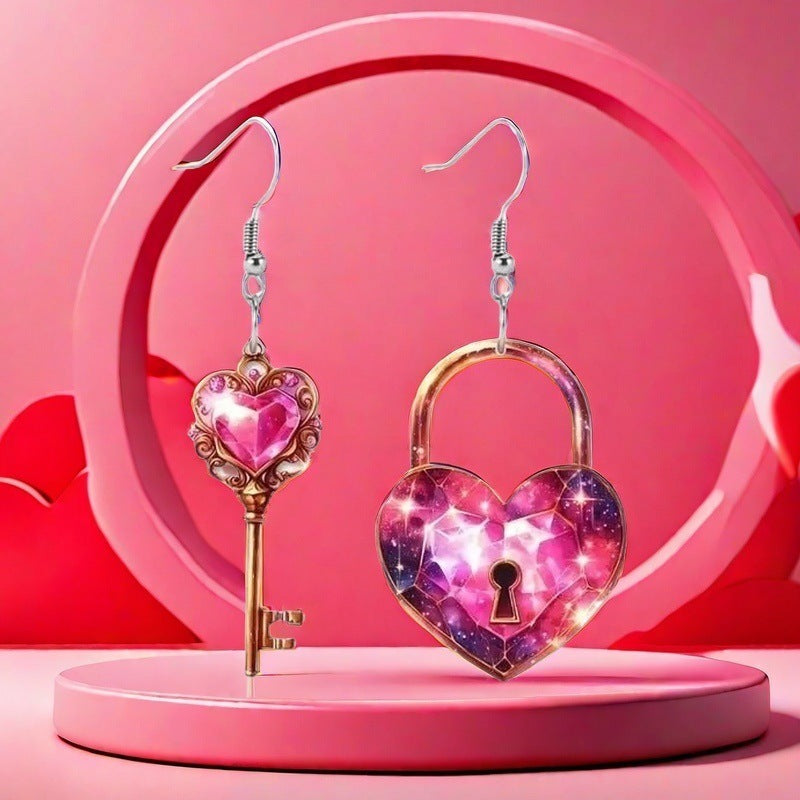 Eternal Love Lock Earrings