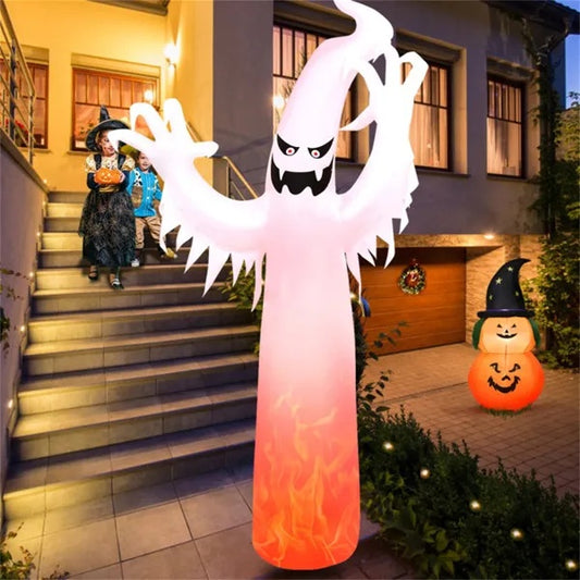 Towering Terror – 12FT Halloween Inflatable with Lights