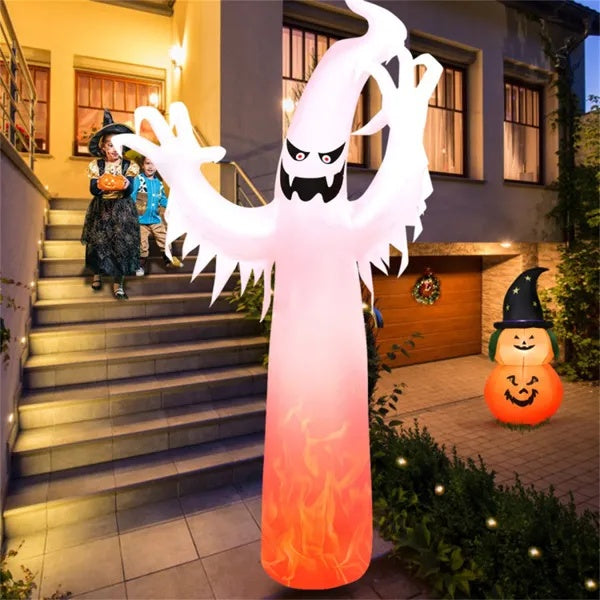 Towering Terror – 12FT Halloween Inflatable with Lights