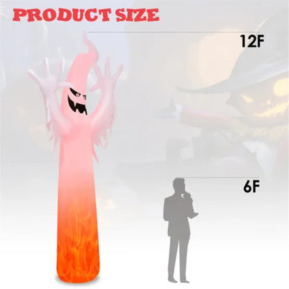Towering Terror – 12FT Halloween Inflatable with Lights