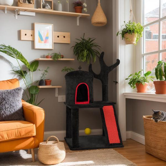 Halloween Cat Tower Cat Tree