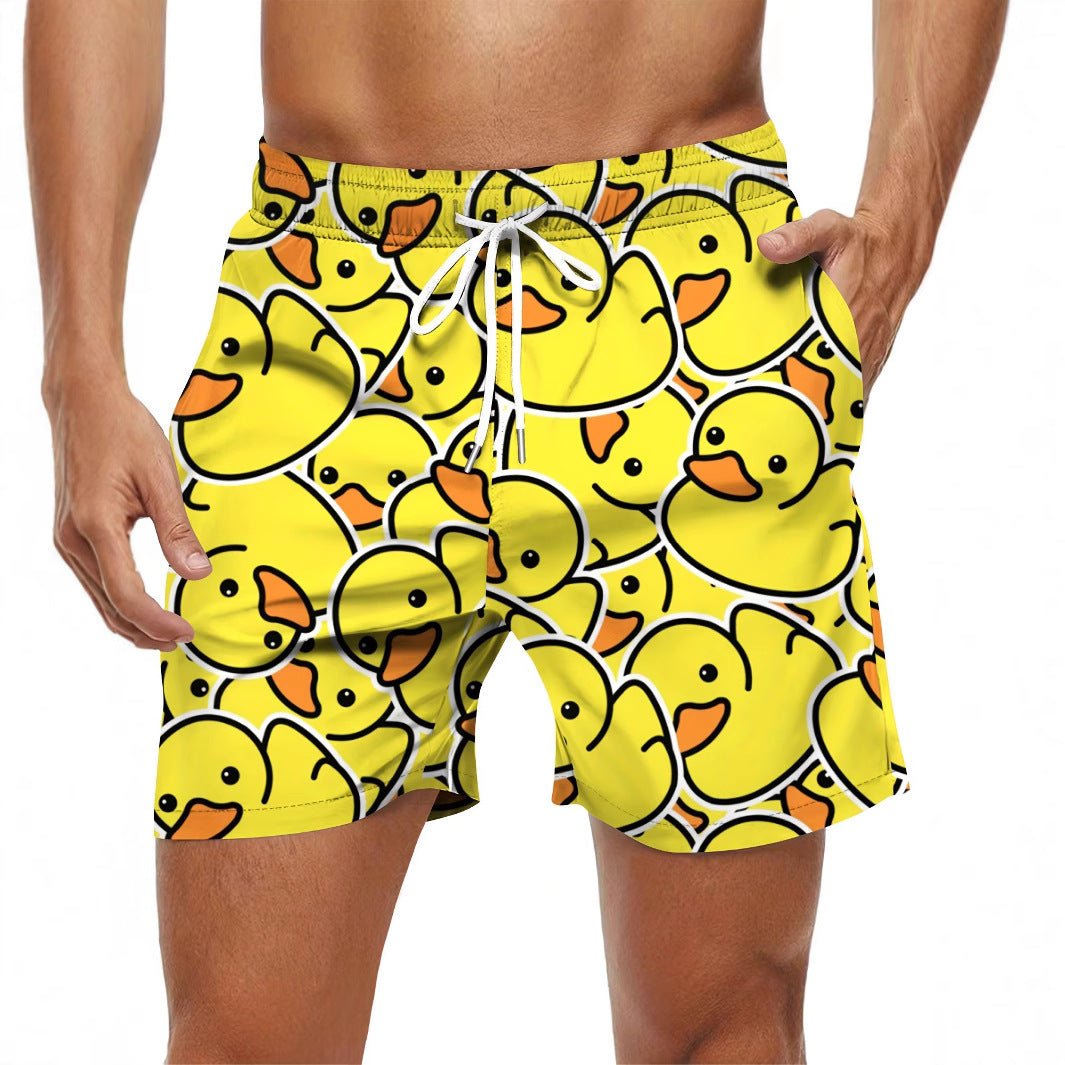 Quack Attack Beach Shorts
