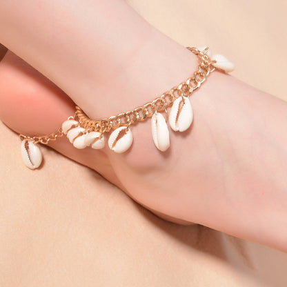 Shell Pendant Anklet