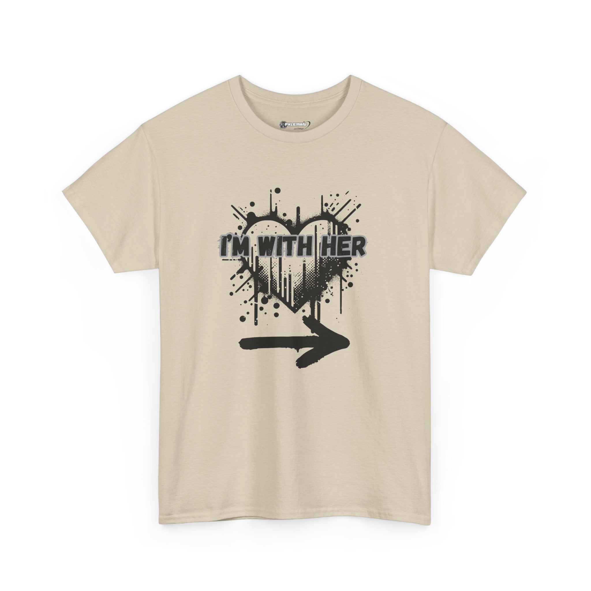 Couples Graphic Tee - "I'm With Her"