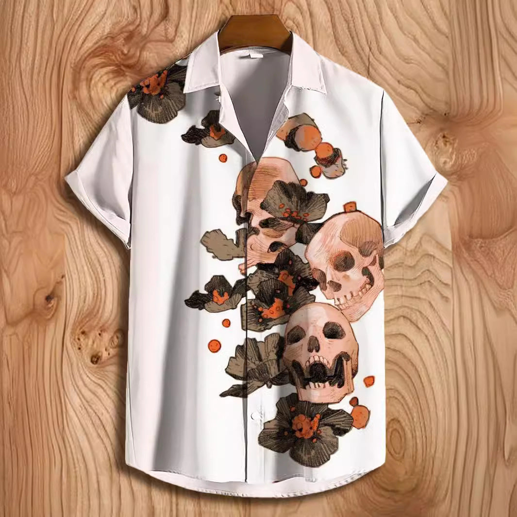 Island Vibes Casual Shirt | Tropical Hawaiian Men’s Short Sleeve