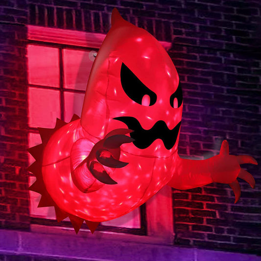 Outdoor Halloween Inflatable Ghost Lamp