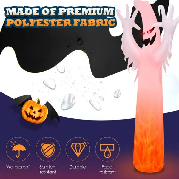 Towering Terror – 12FT Halloween Inflatable with Lights