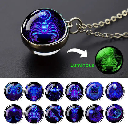 12 Zodiacs Luminous Necklace