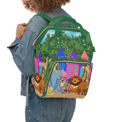 City Animals Multifunctional Diaper Backpack