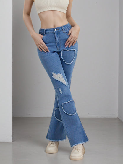 HeartFlare High-Stretch Denim