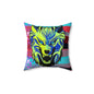 Cyberpunk Wolf Art Pillow