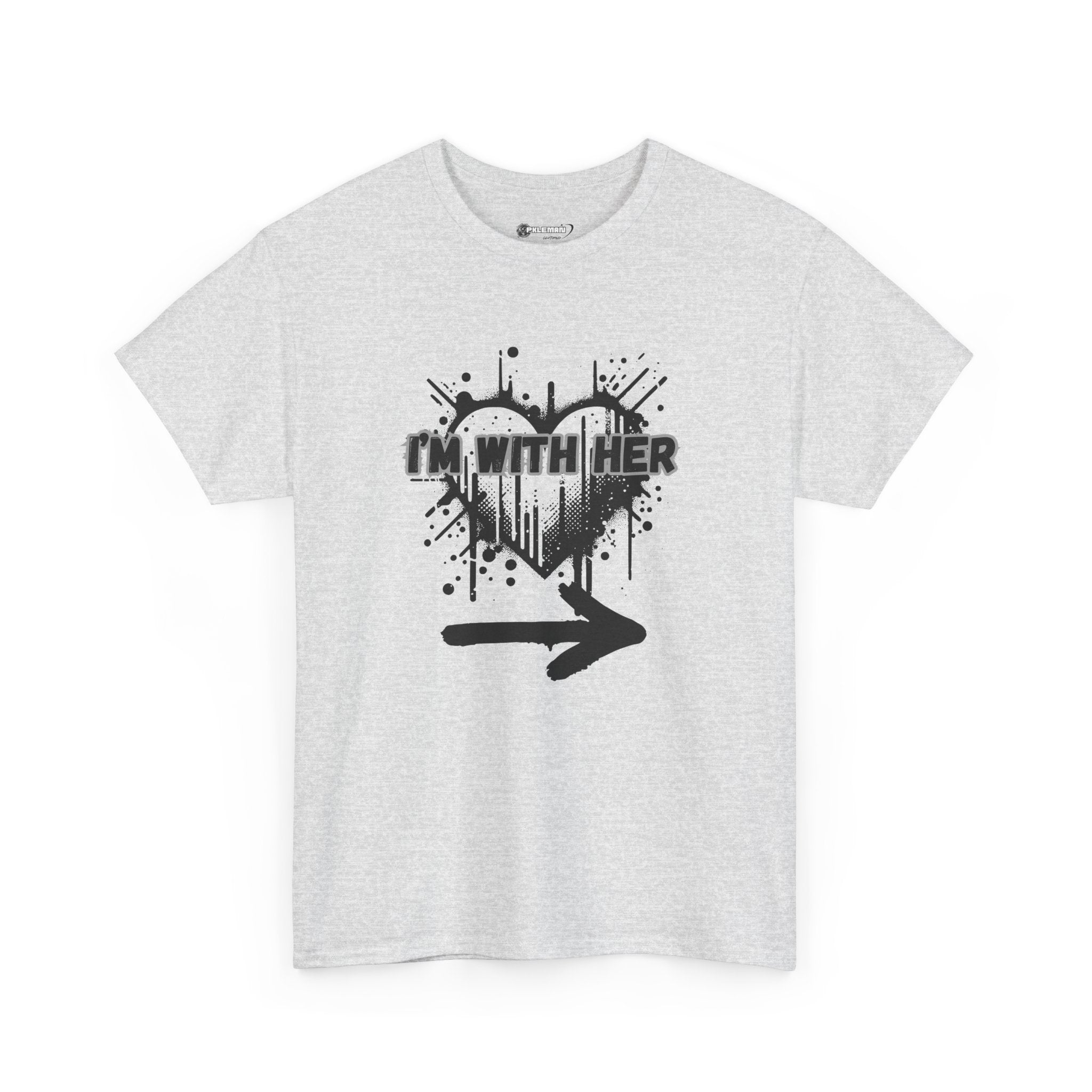 Couples Graphic Tee - "I'm With Her"