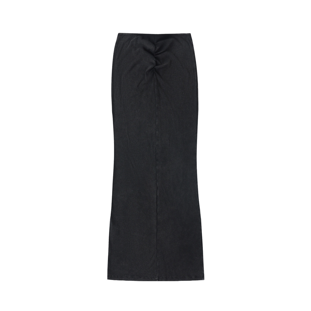 Butterflies - Dyed Washed Drawstring Maxi Skirt
