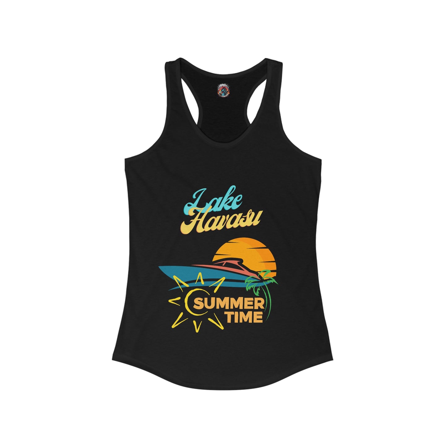 Lake Havasu - Summertime Women's Ideal Racerback Tank