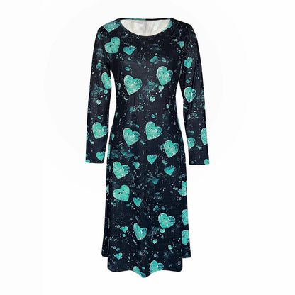 Sweetheart Casual Valentine Dress – Black Edition