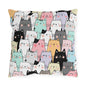 Lots of Cats Outdoor Pillows