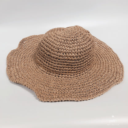 Summer Foldable Straw Hat for Women